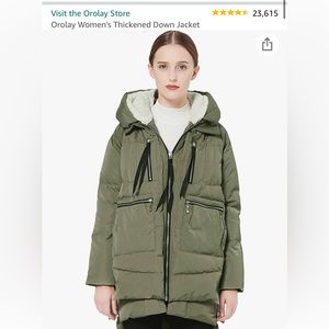 NWT Orolay Womens puffer coat, Amazon best seller